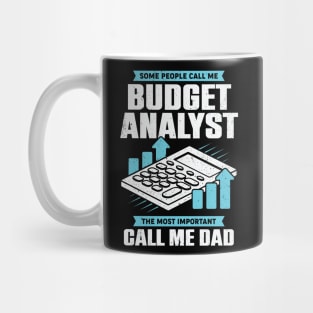 Budget Analyst Dad Father Gift Mug